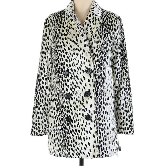NWT Free People Dalmatian Leopard Coat Jacket - Picture 1 of 7